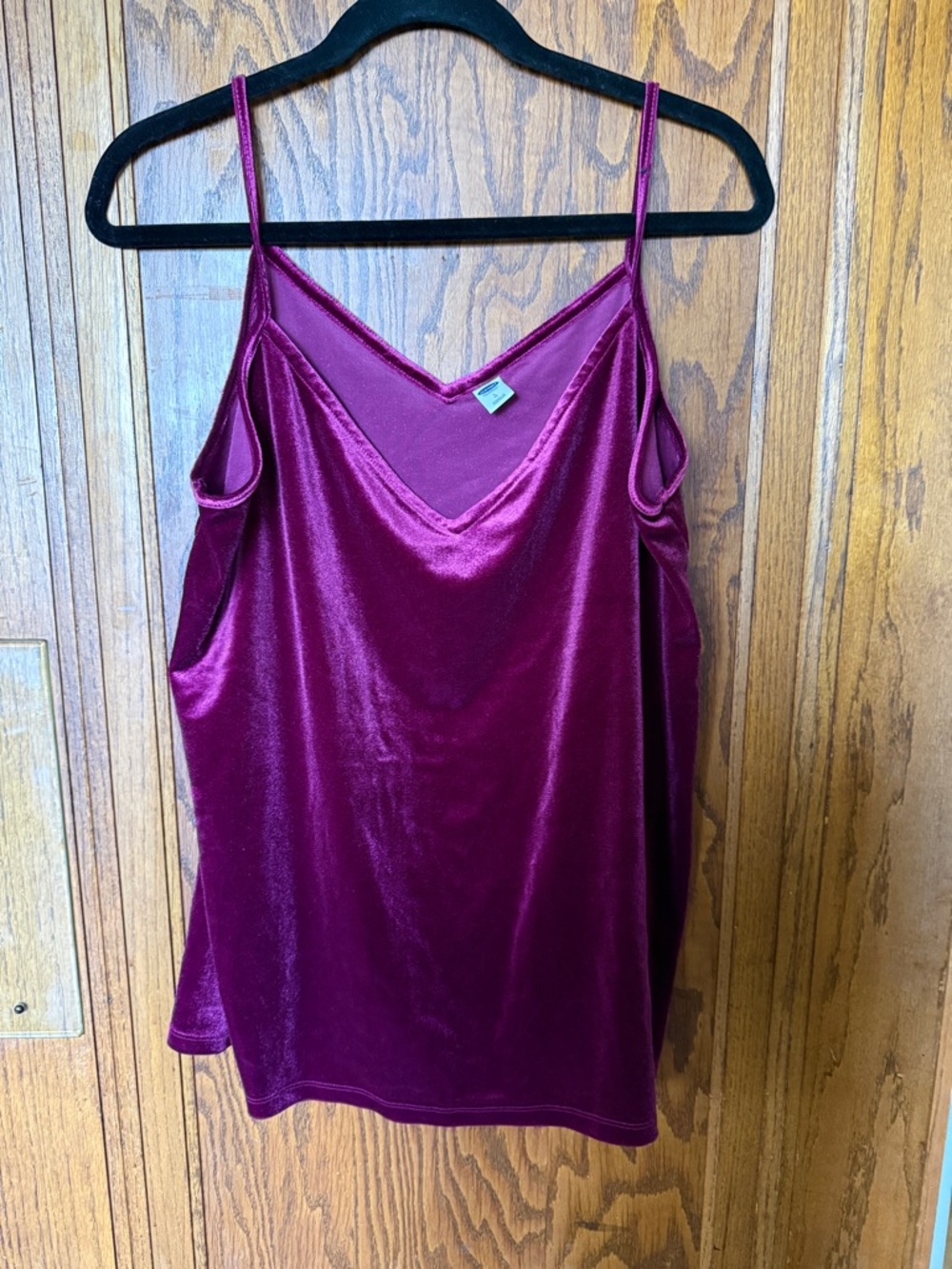 Old Navy Velvet V-Neck Spaghetti Strap Cami